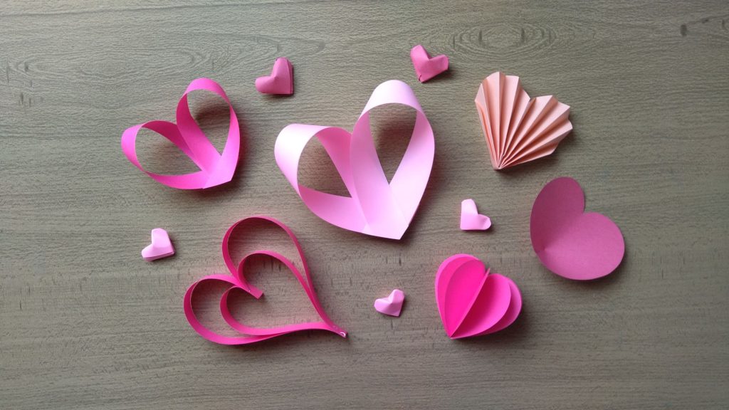 6 formas de hacer un corazón de papel