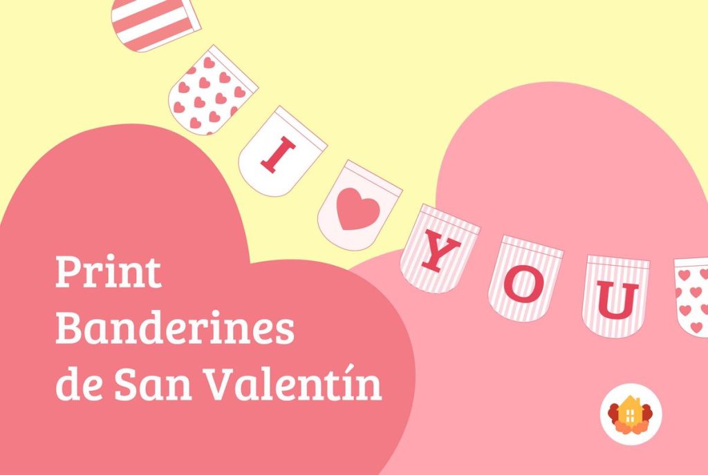 Banderines San Valentin decoración-01