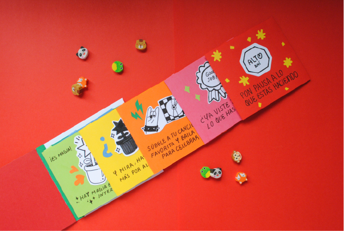 Tarjeta deslizable extendida para san valentin