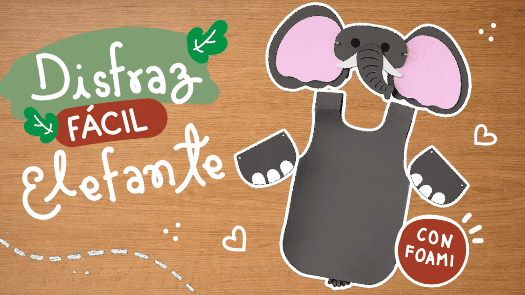 Tutorial para hacer disfraz de elefante sin coser